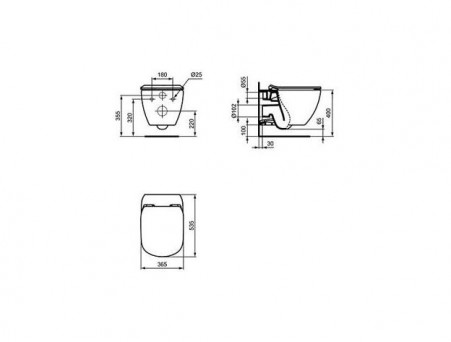 Комплект Инсталляции «Ideal Standard» Prosys Tesi (T386801)