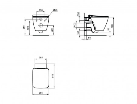Комплект Инсталляции «Ideal Standard» Prosys Strada II (P387001)
