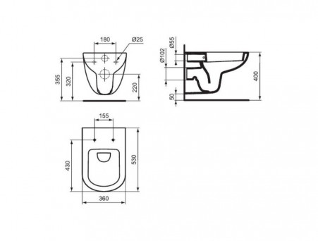 Комплект Инсталляции «Ideal Standard» Tempo (W990101)