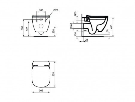 Комплект Инсталляции «Ideal Standard» Prosys Tesi (PR386801)