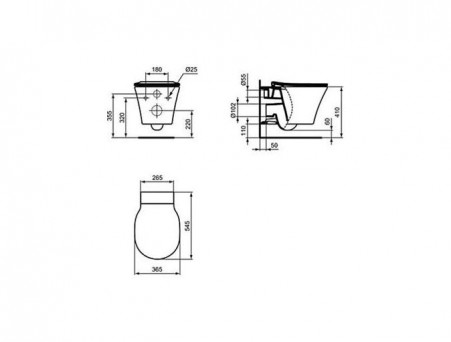 Комплект Инсталляции «Ideal Standard» Prosys Connect Air (E212101)