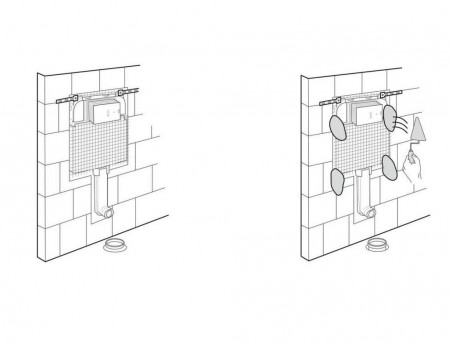 Комплект Инсталляции «Ideal Standard» Tesi (T3868V3)