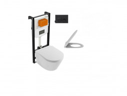 Комплект Инсталляции «Jacob Delafon» Rodin+ Клавиша Чёрная (E21748RU-00)