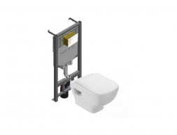 Комплект Инсталляции «Jacob Delafon» Struktura Клавиша Белая (E21747RU-00)